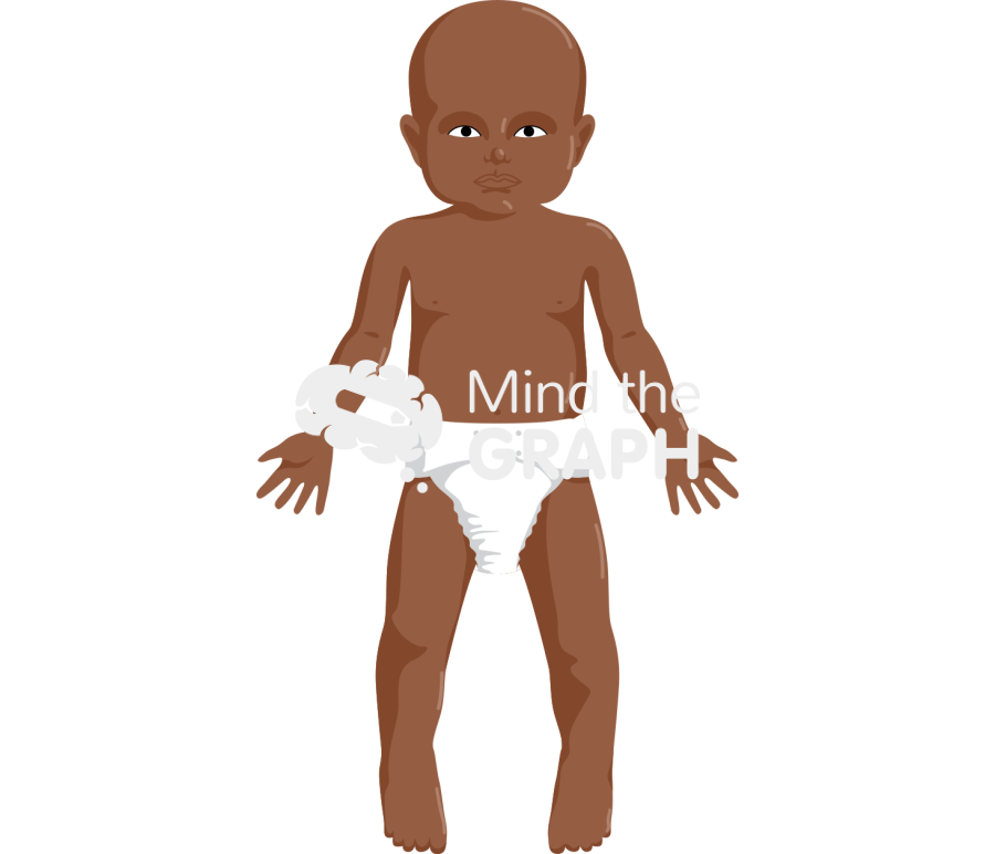 Baby anatomic front afro Icons, Symbols, Pictures, and Images