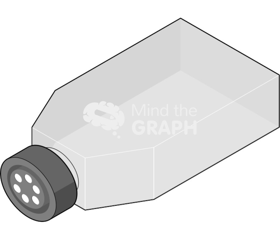 Flask cell culture 1 Icons, Symbols, Pictures, and Images