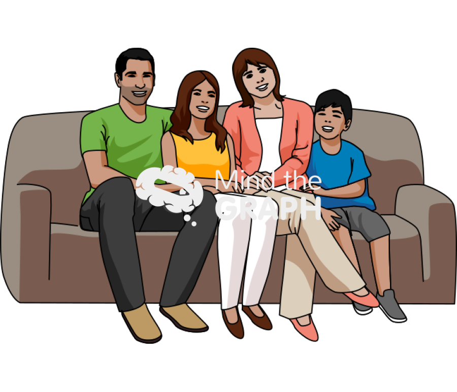 Family sofa parents children Icons, Symbols, Pictures, and Images
