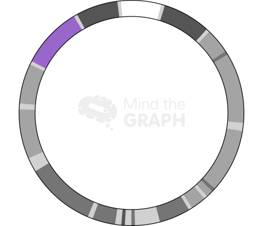 Genome bacteria 16s highlighted Icons, Symbols, Pictures, and Images