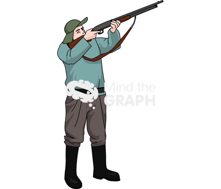 Man wetland bird hunting Icons, Symbols, Pictures, and Images