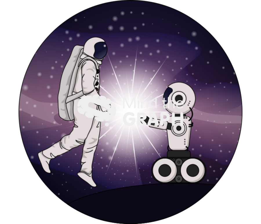 Robot astronaut space zoom Icons, Symbols, Pictures, and Images