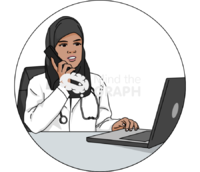 Surgeon phone call zoom 2 - Edit and Customize Icons of Surgeon phone call zoom 2 Surgeon phone call zoom 2 Icons, Symbols, Pictures, and Images