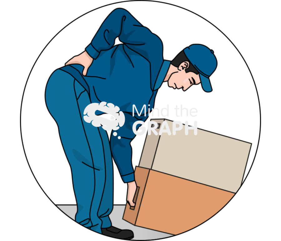 Work back injury man zoom Icons, Symbols, Pictures, and Images